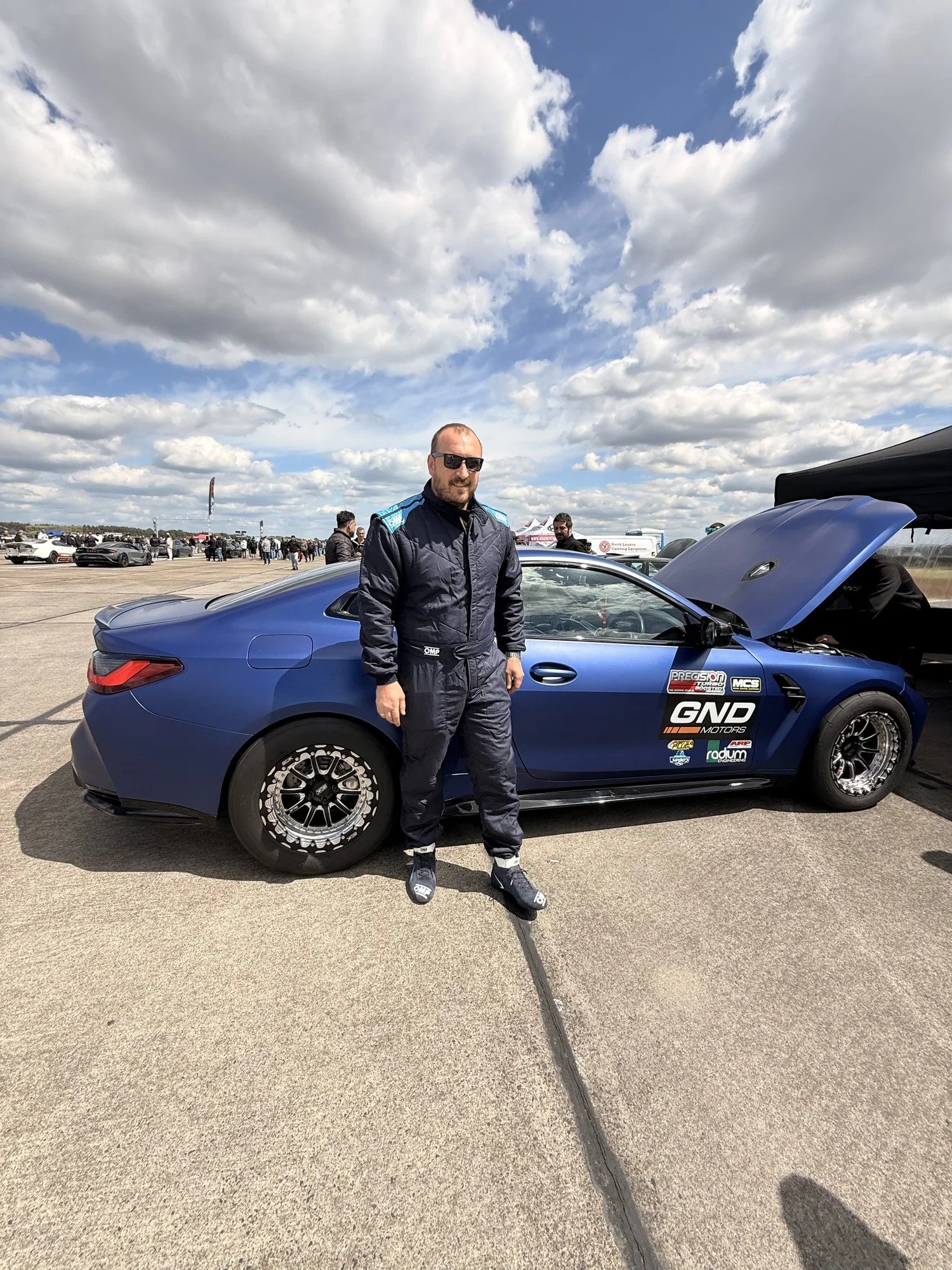 Petyo beside a GND BMW project